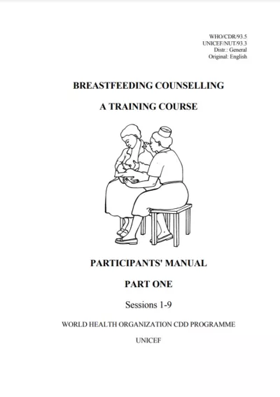 Breastfeeding counseling: a training course