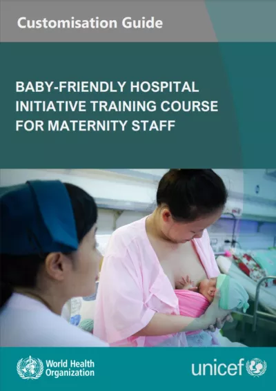 BFHi training course for maternity staff