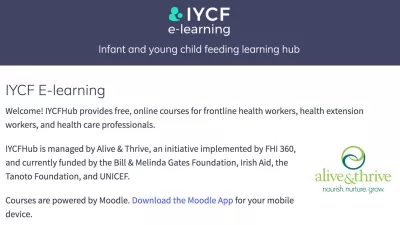 Infant and young child feeding learning hub