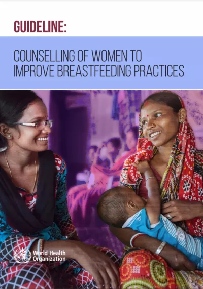 Counselling of women to improve breastfeeding practices