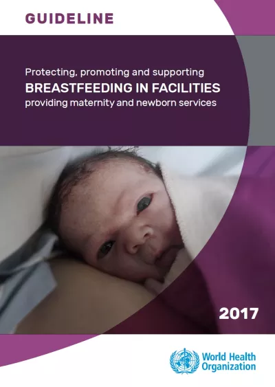 Breastfeeding in facilities