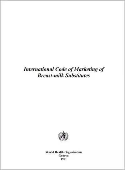 International Code of Marketing of Breast-Milk Substitutes