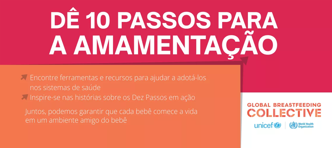 D&ecirc; dez passos para a amamenta&ccedil;&atilde;o
