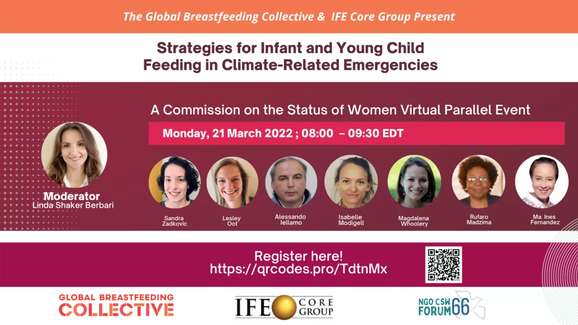 Strategies for Infant and Young Child Feeding in Climate-Related Emergencies  