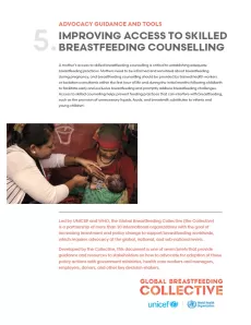 Improving access to skilled breastfeeding counselling