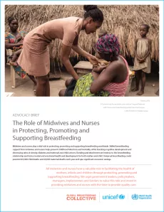 Advocacy brief - Role of midwives and nurses in protecting, promoting and supporting breastfeeding cover